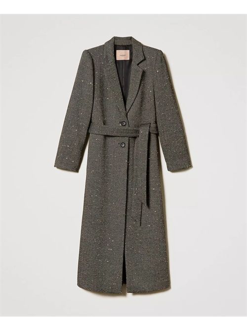 cappotto donna grigio TWINSET | TT2032/11085